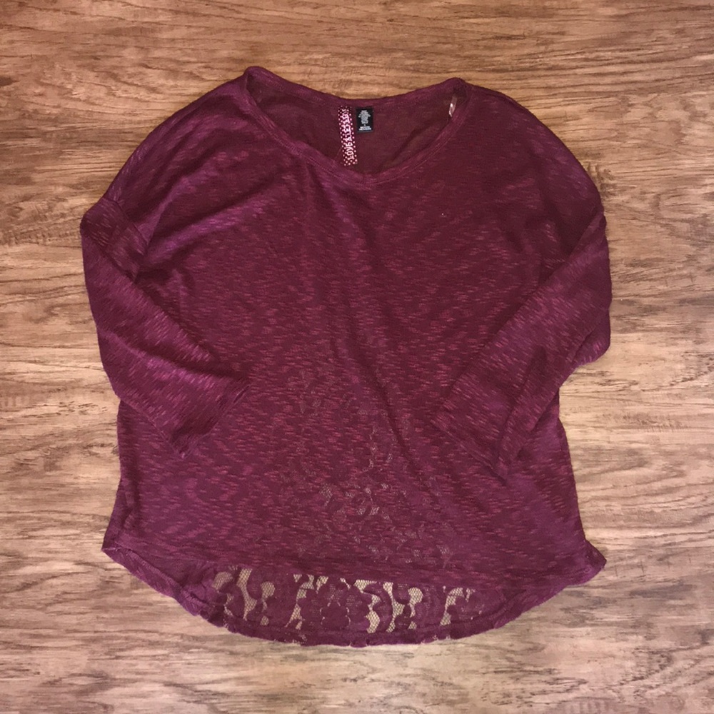 Maroon Long Sleeve